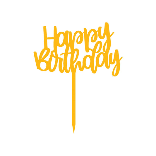 Happy Birthday 6 Cake  Topper
