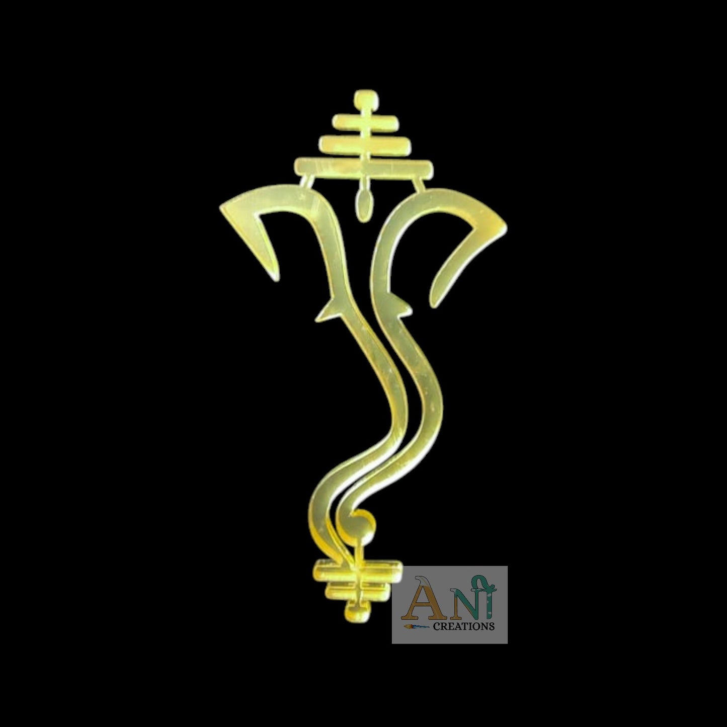 Ganesha 4 Acrylic Cutout