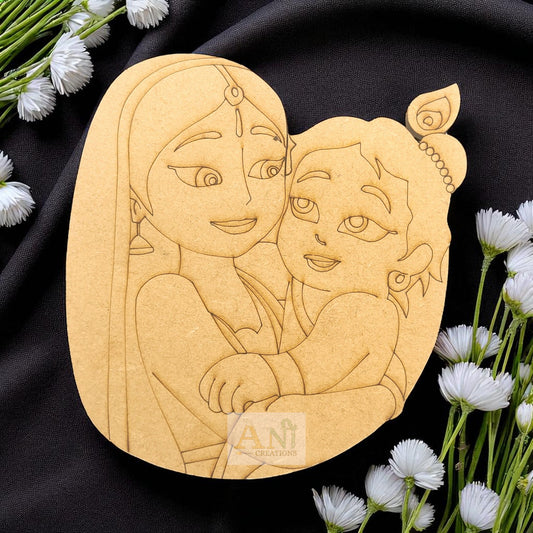 Yashoda Krishna 3 MDF Cutout