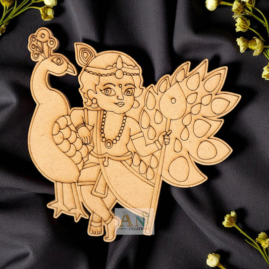 Lord Murugan (kartikeya) MDF Cutout