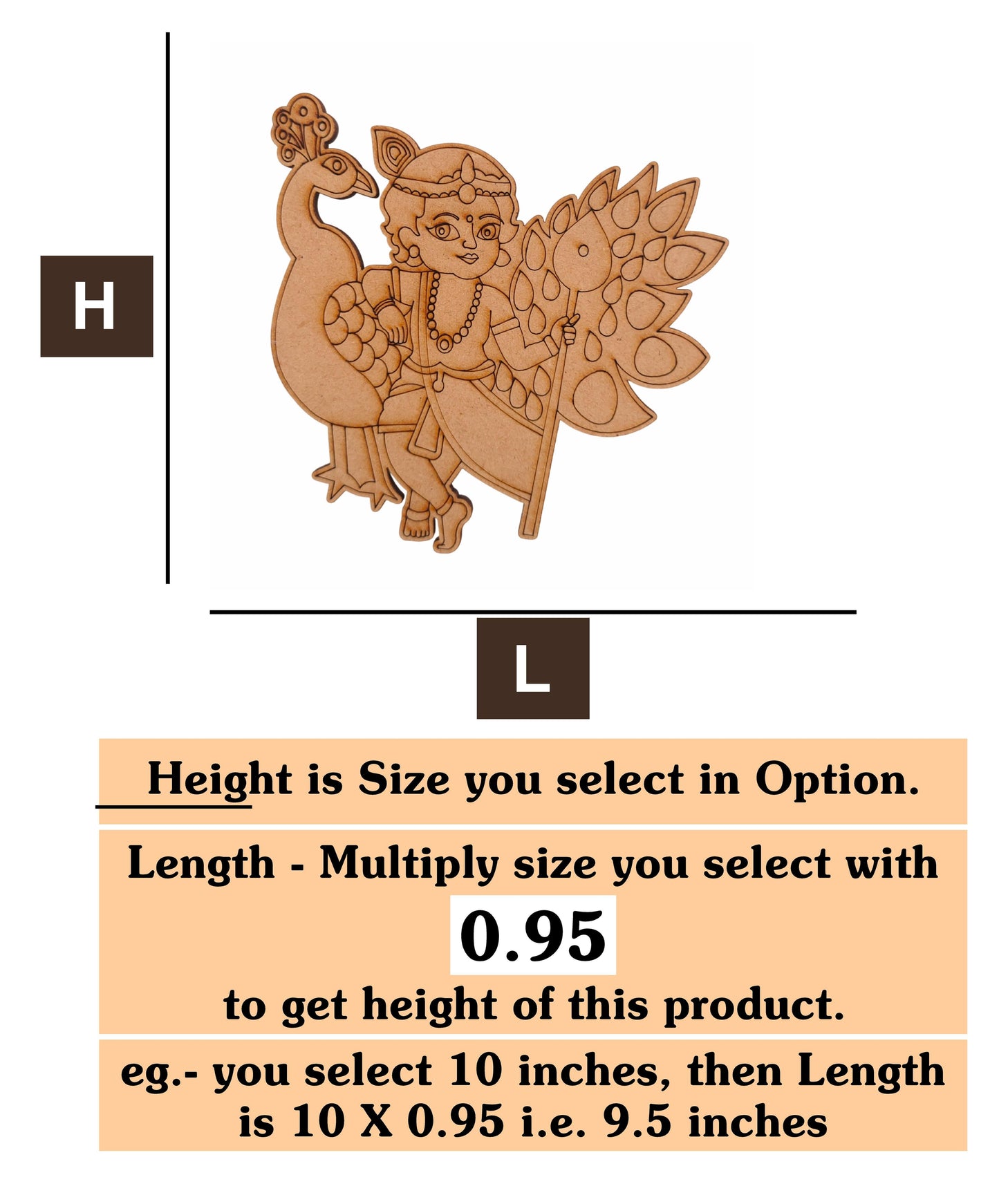 Lord Murugan (kartikeya) MDF Cutout