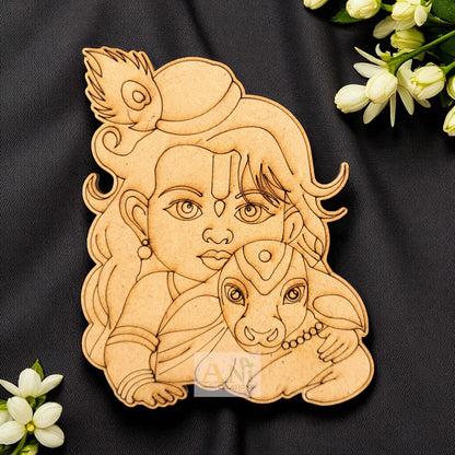 Krishna 5 MDF Cutout
