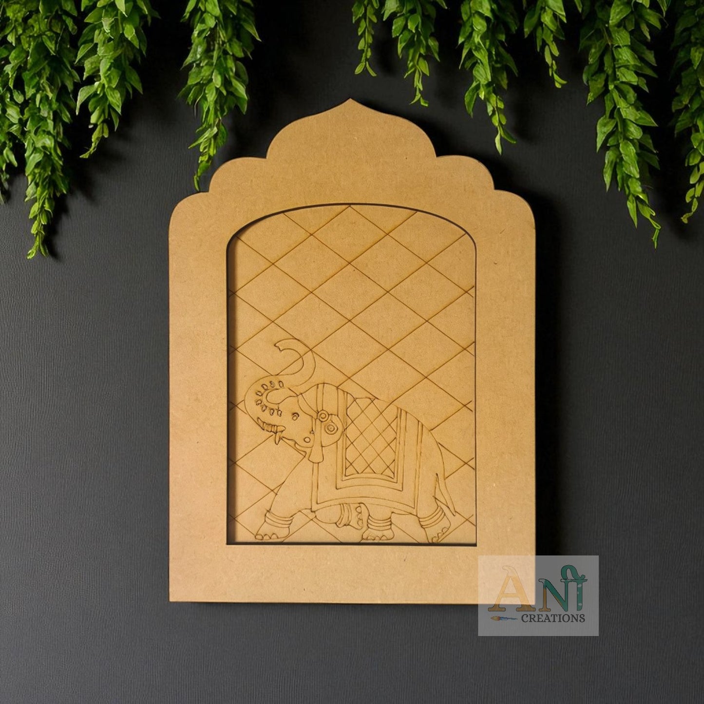 MDF Elephant Jharokha 1