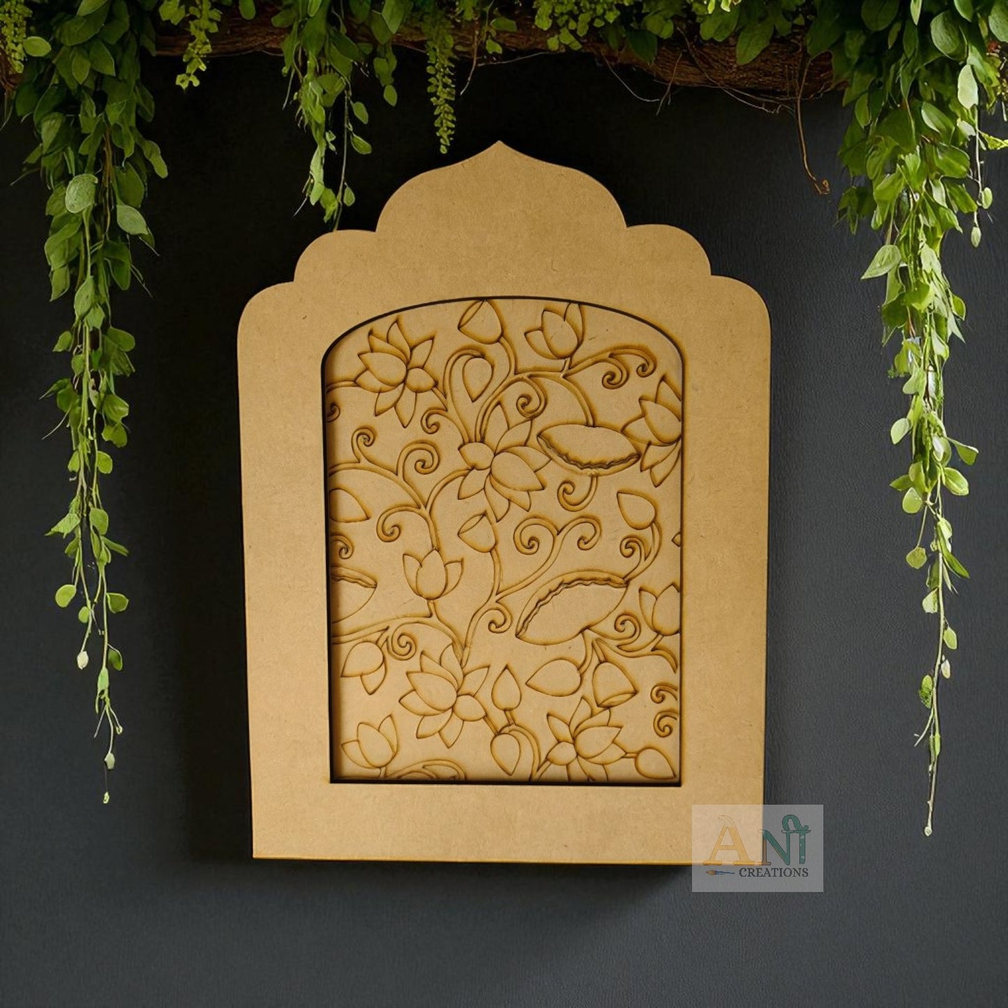 Jharokha premarked pichwai MDF