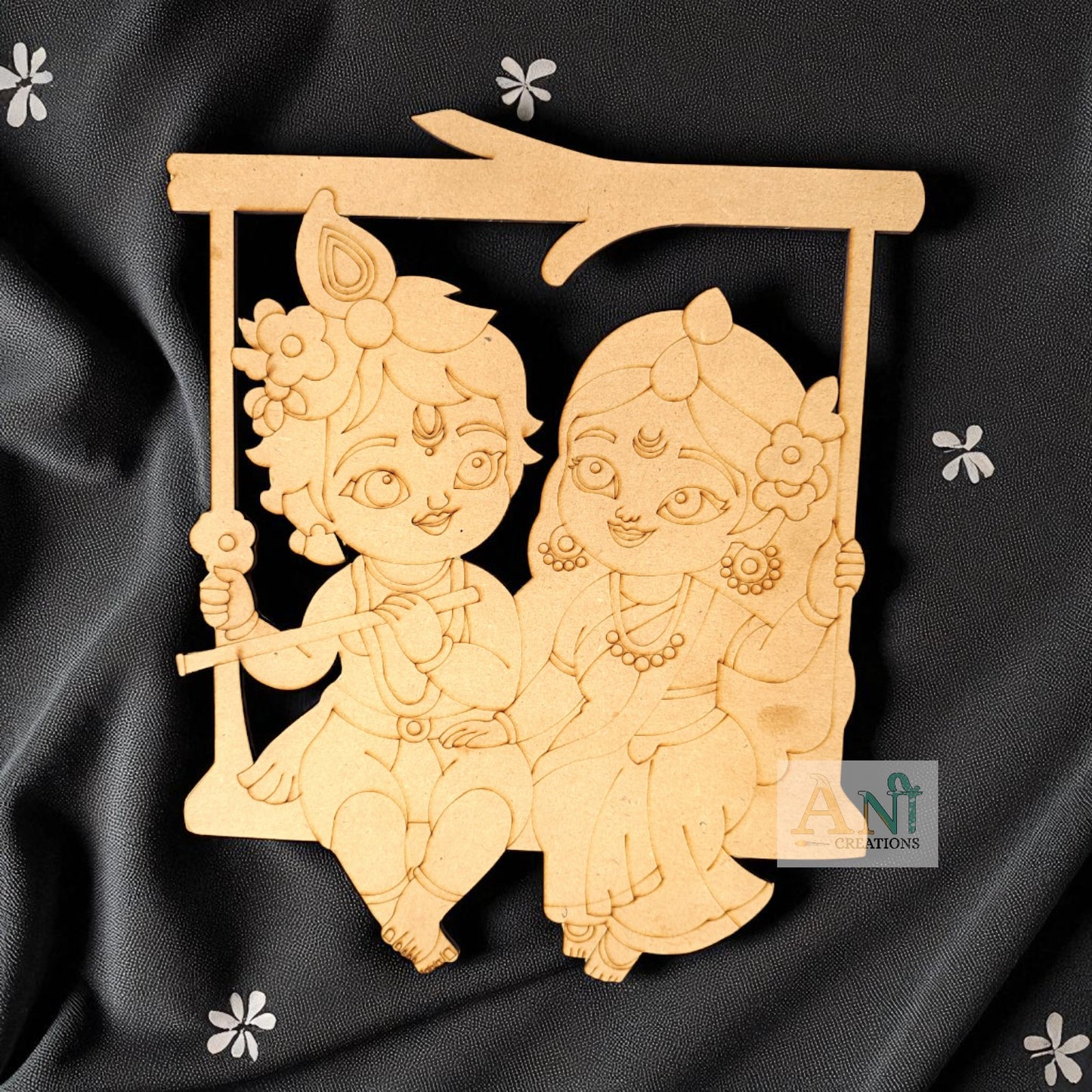 Radha krishna 5 MDF Cutout