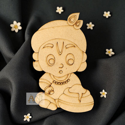 Baby krishna MDF cutout