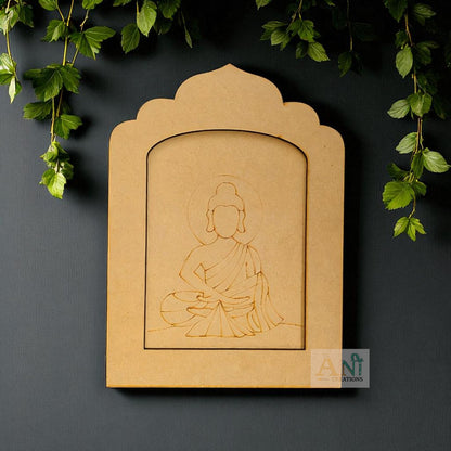 Jharokha premarked budhha MDF