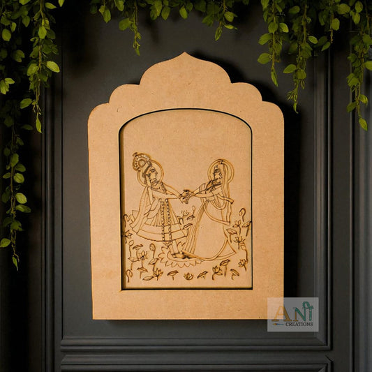 Jharokha premarked Radha krishna MDF