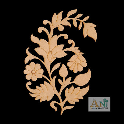 Persian Floral Motif Pre Marked Cutout 4