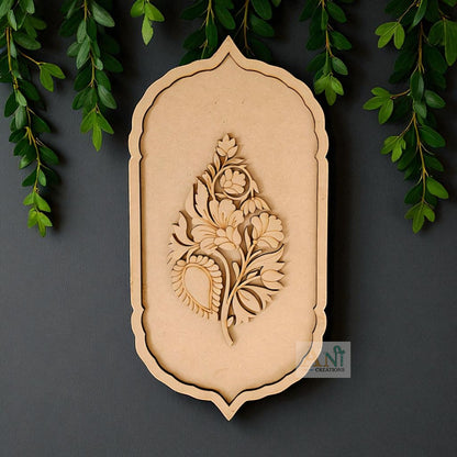 Floral Motif Pre Marked Cutout 4