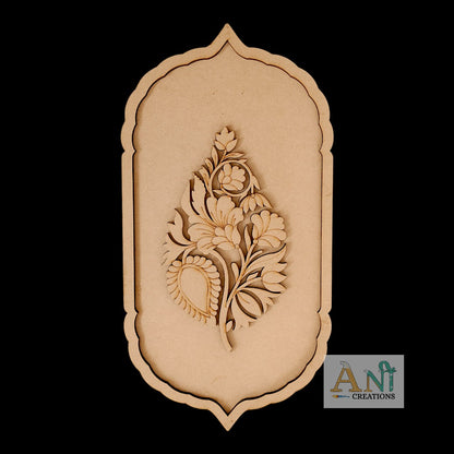 Floral Motif Pre Marked Cutout 4