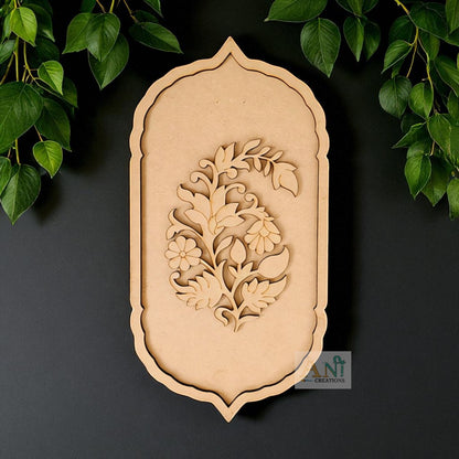 Persian Floral Motif Pre Marked Cutout 4