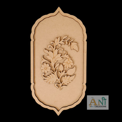 Persian Floral Motif Pre Marked Cutout 4