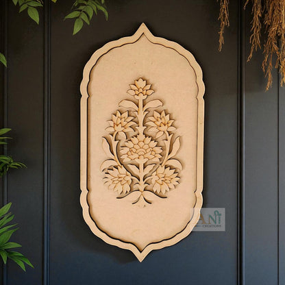 Persian Floral Motif Pre Marked Cutout 5