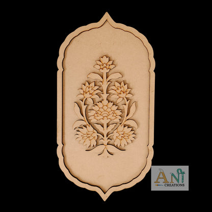 Persian Floral Motif Pre Marked Cutout 5