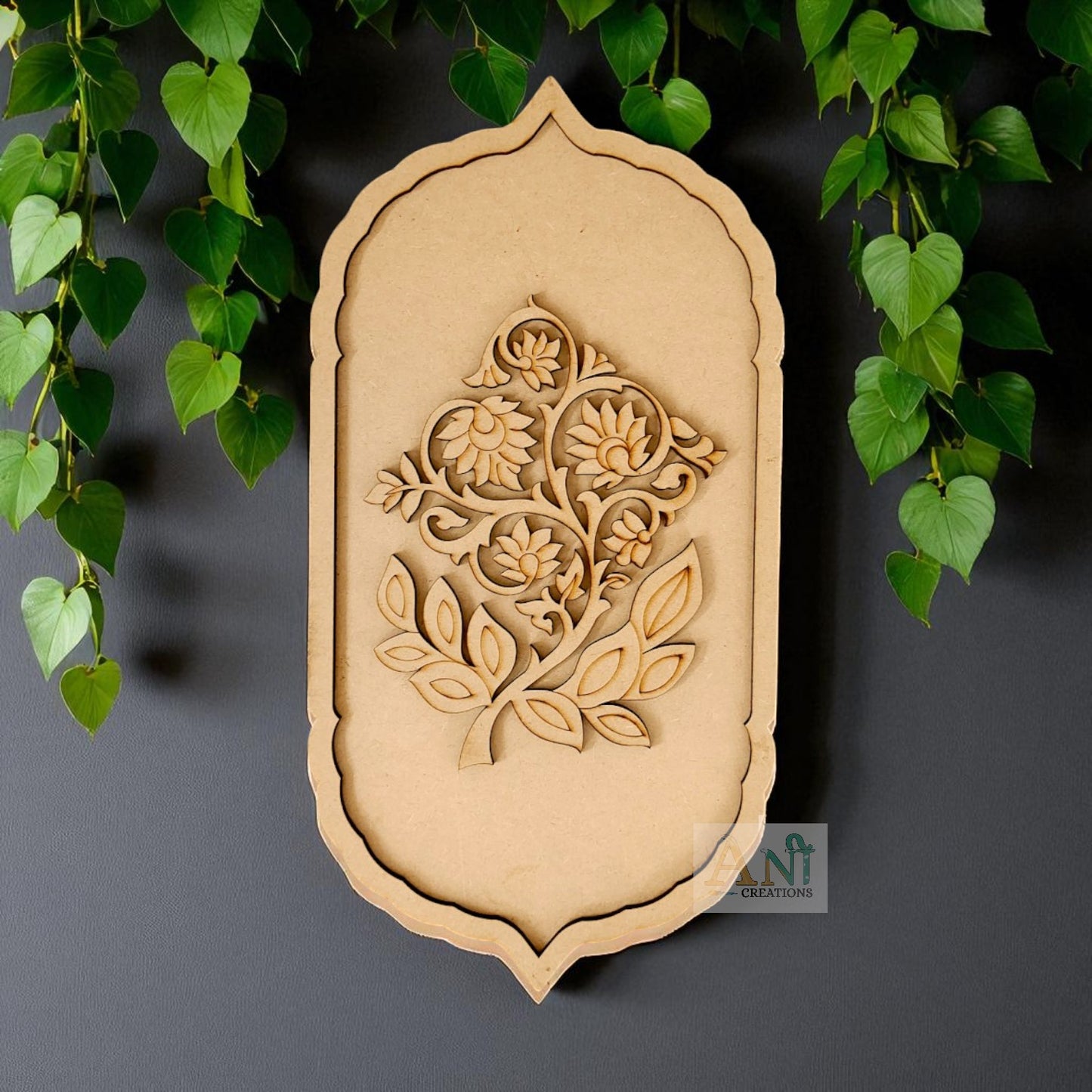 Persian Floral Motif Pre Marked Cutout 5