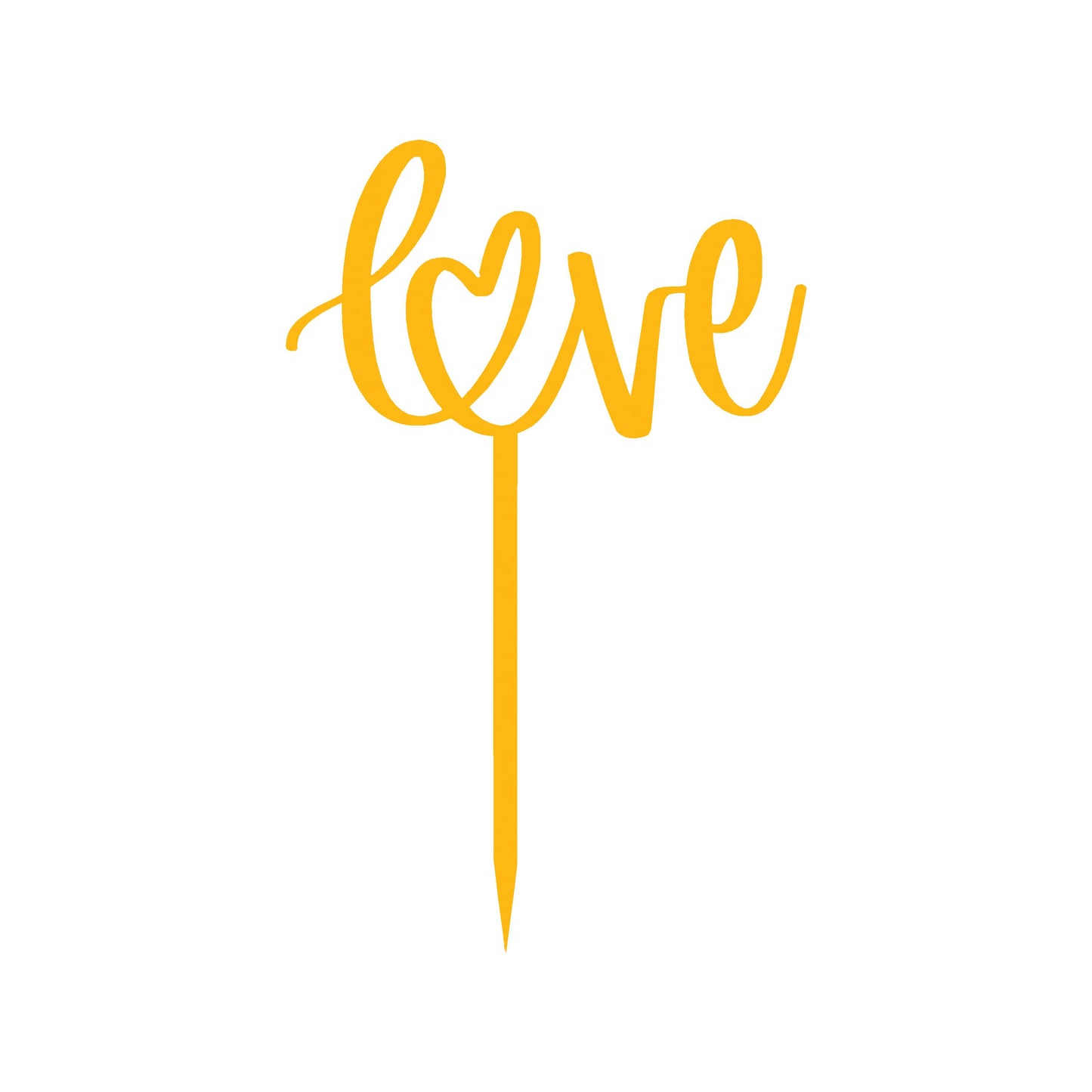 I Love You 5 Cake  Topper