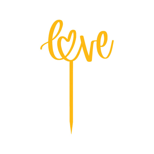 Love Cake Topper