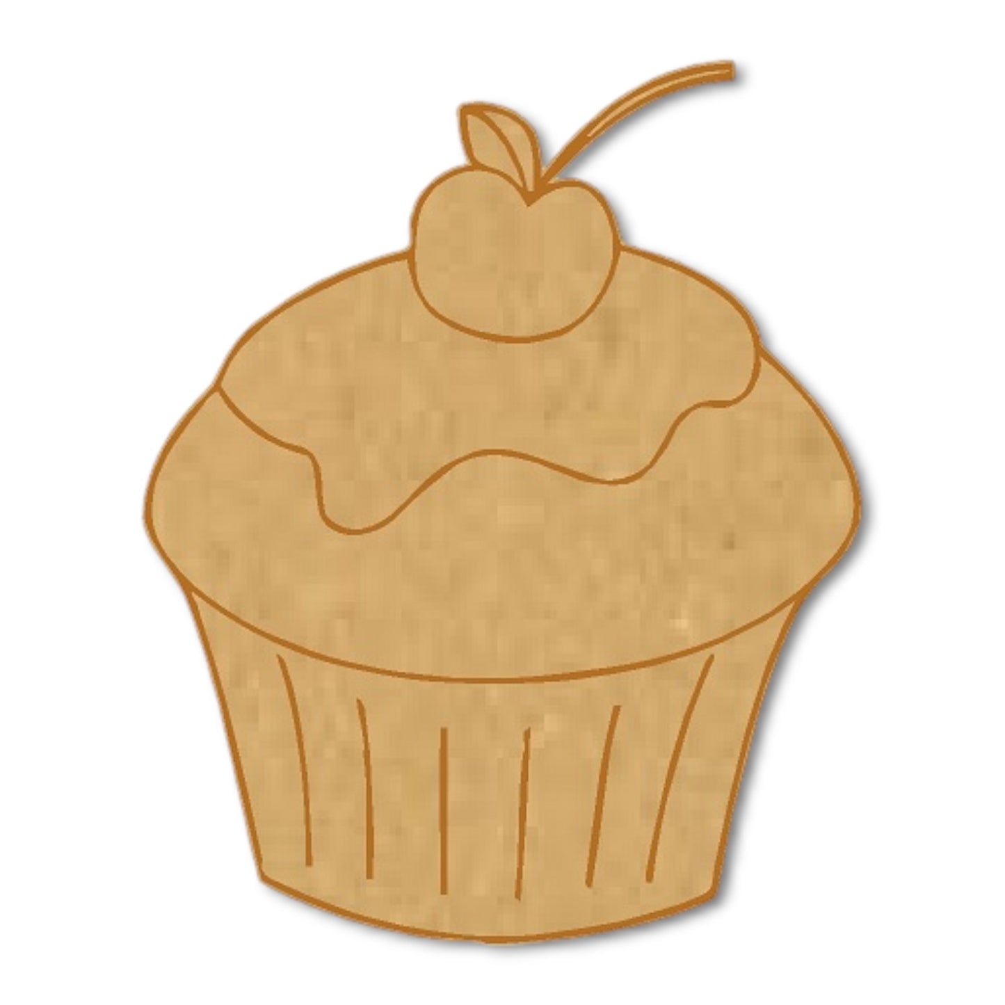Cupcake  5 MDF Cutout