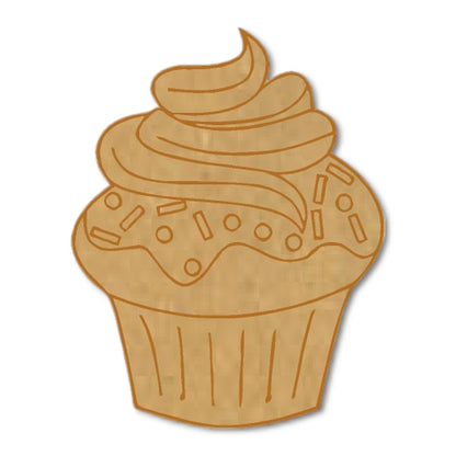 Cupcake  6 MDF Cutout