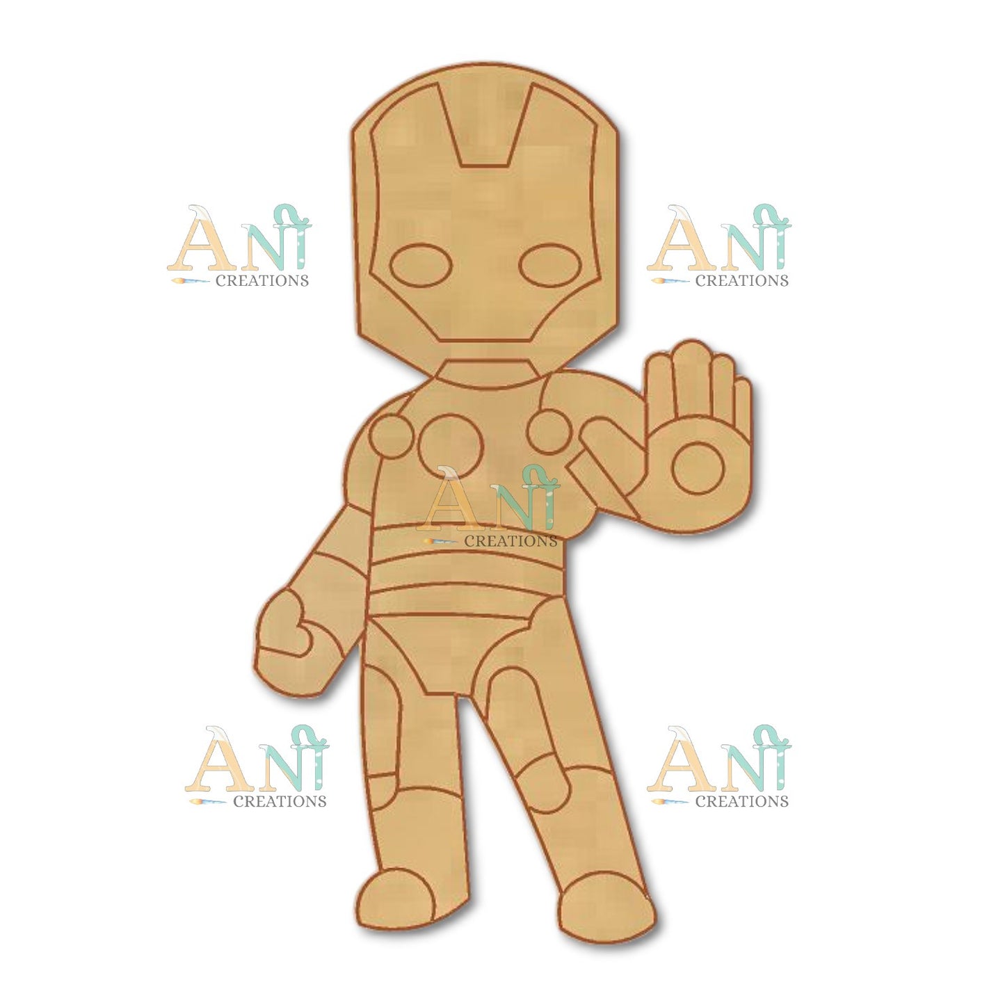 Iron Man MDF Cutout