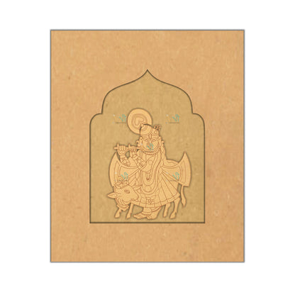 Jharokha with Shreenath ji 2 Mdf Cutout