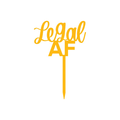 Legal AF Cake Topper