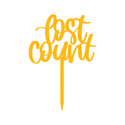 Lost Count Cake Topper
