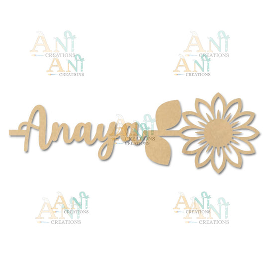 MDF Customized Flower Bookmark 02