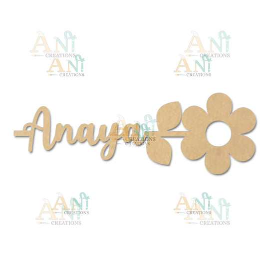 MDF Customized Flower Bookmark 04