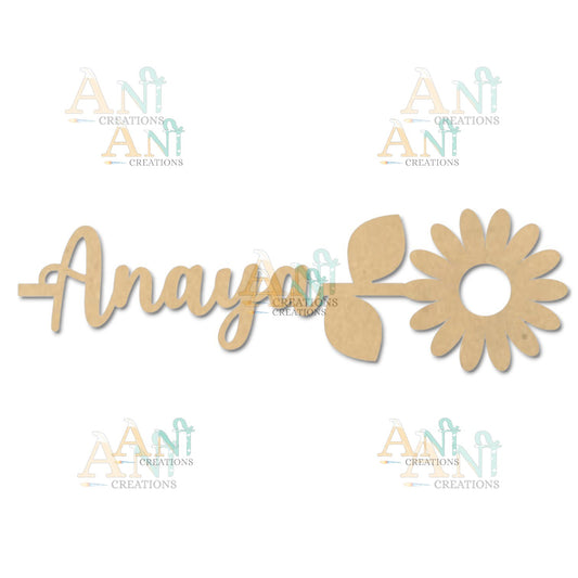 MDF Customized Flower Bookmark 06