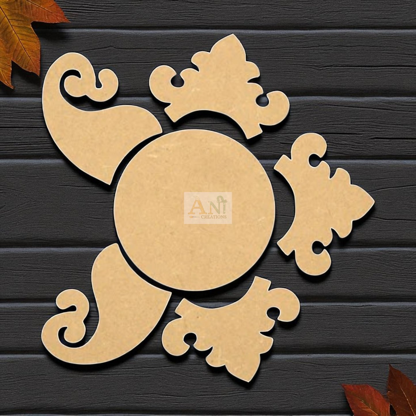 MDF Peacock Rangoli Base 2