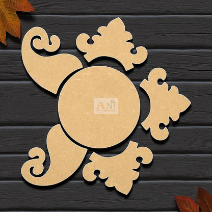 MDF Peacock Rangoli Base 2