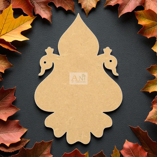 MDF Peacock Rangoli Base 5