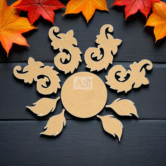 MDF Peacock Rangoli  MDF Base 1