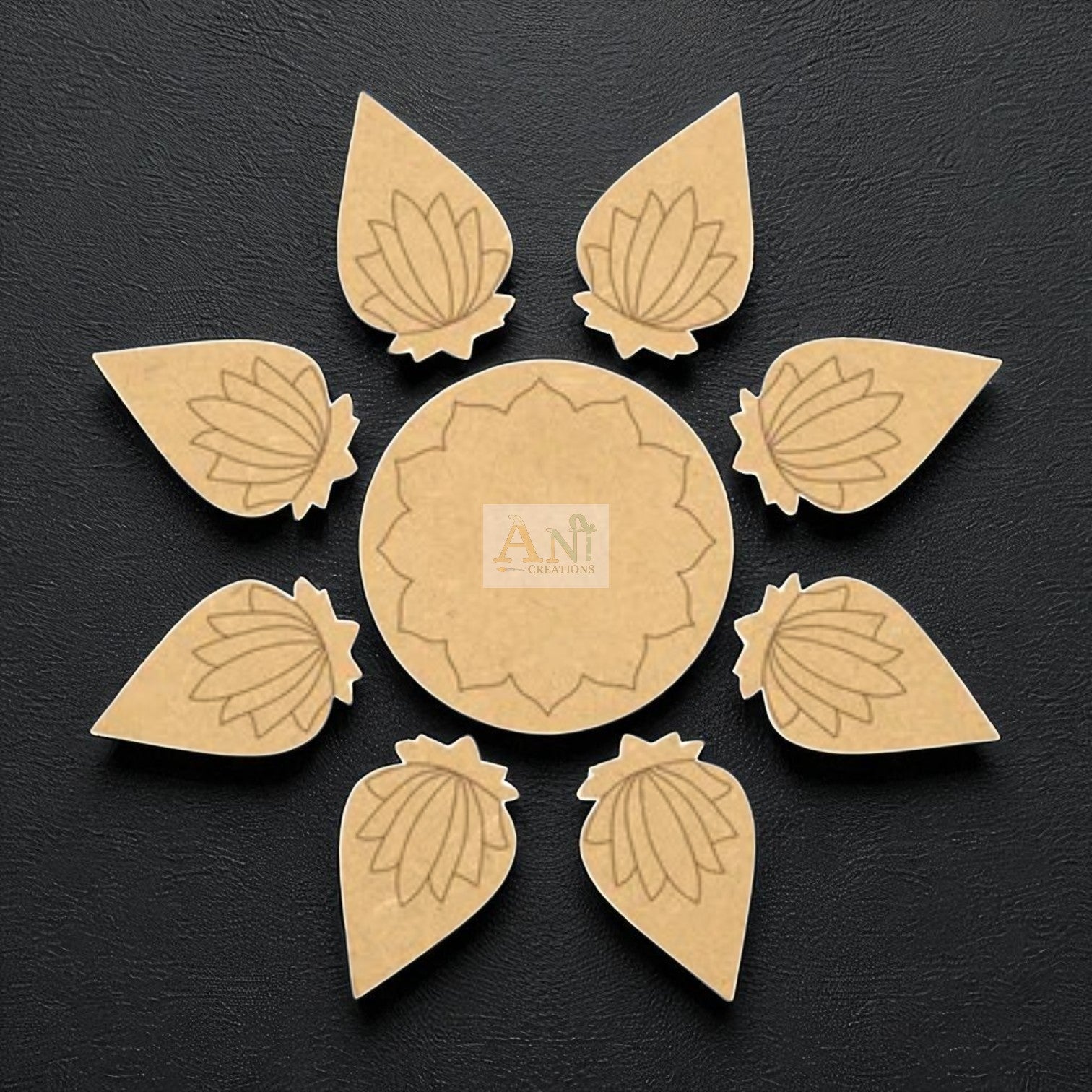 MDF Premarked Rangoli Base 2 – My Store