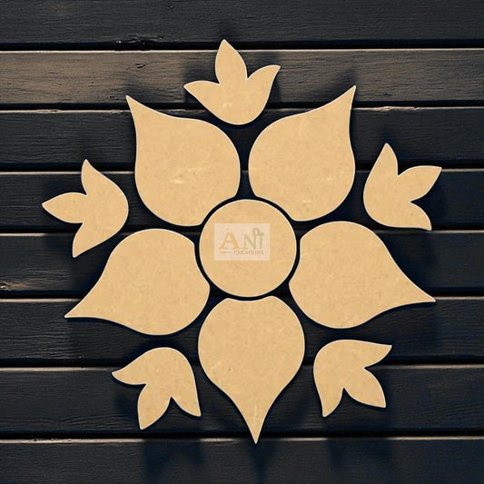 MDF Rangoli Base 6