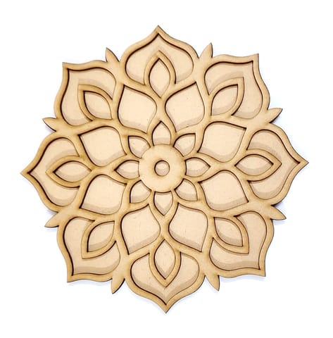 MDF Double Layer Rangoli Base 18