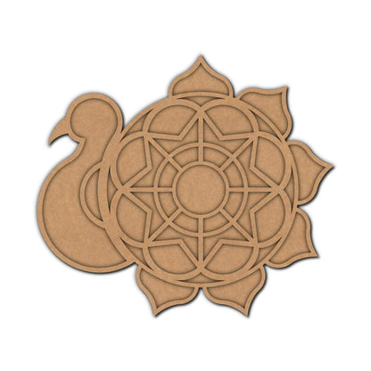 MDF Double Layer Rangoli Base 2