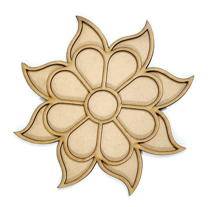 MDF Double Layer Rangoli Base 22