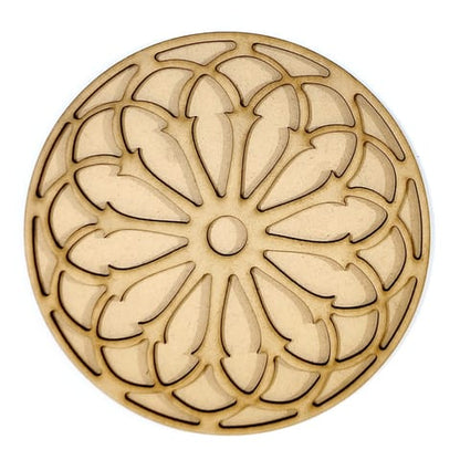 MDF Double Layer Rangoli Base 27