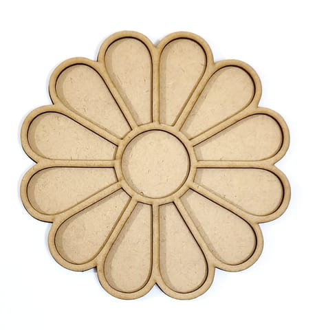 MDF Double Layer Rangoli Base 31
