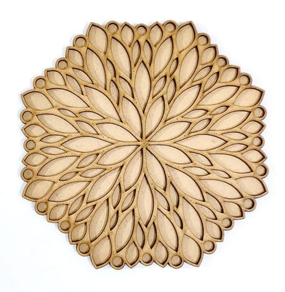 MDF Double Layer Rangoli Base 32