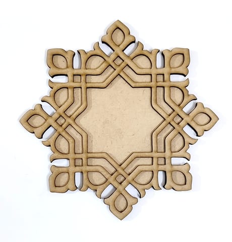 MDF Double Layer Rangoli Base 41