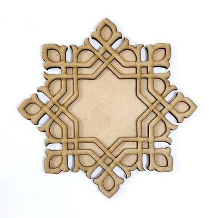 MDF Double Layer Rangoli Base 41