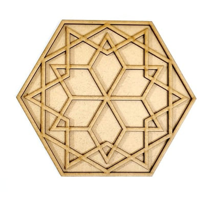 MDF Double Layer Rangoli Base 43