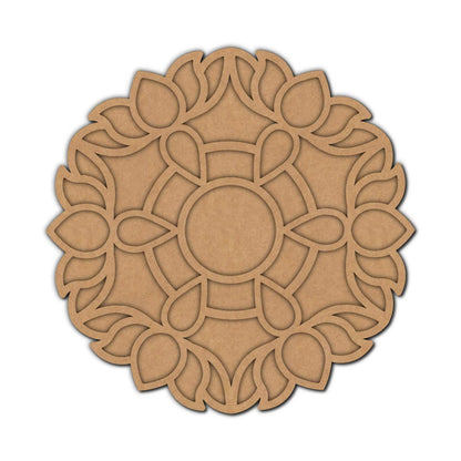 MDF Double Layer Rangoli Base 47