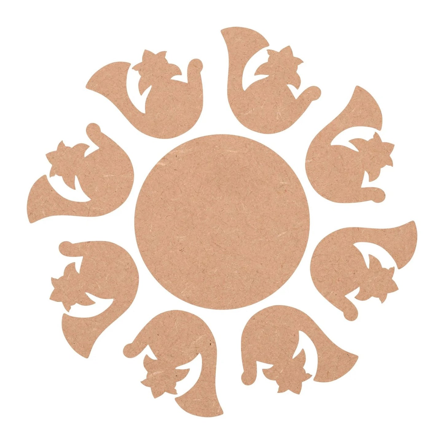 MDF Paisley Rangoli Base