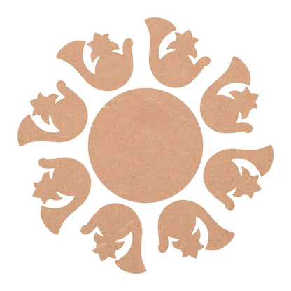 MDF Paisley Rangoli Base