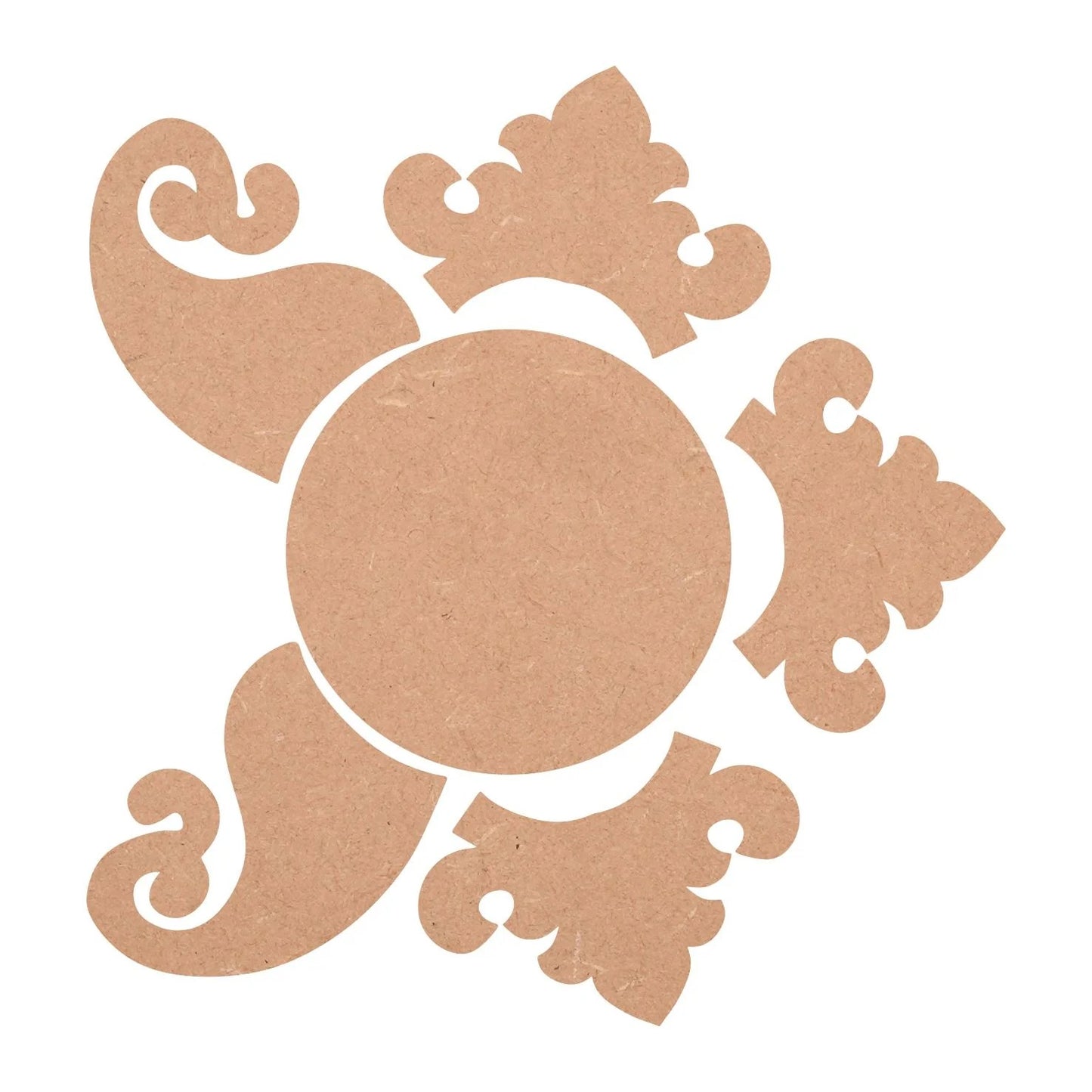 MDF Peacock Rangoli Base 2